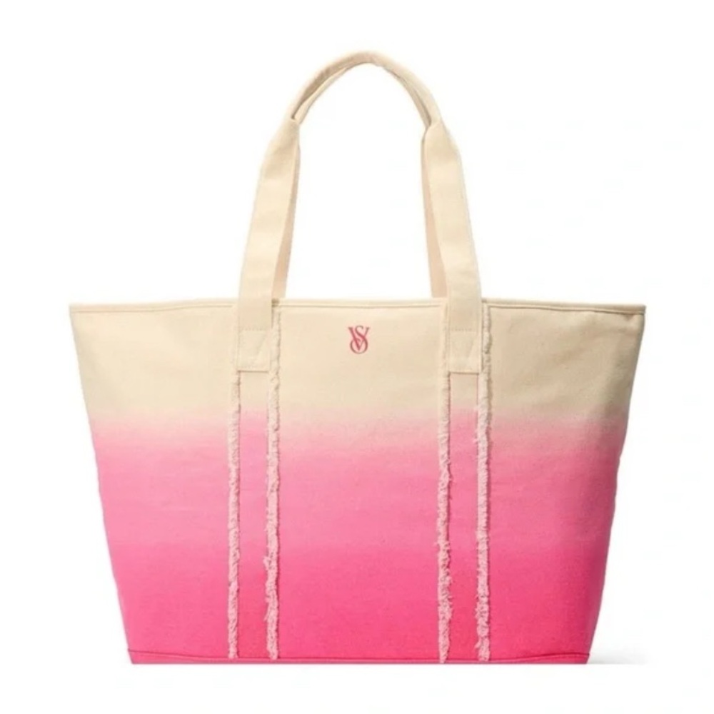 Victoria Secret Ombré Gradient Tote Bag Great For Traveling Beach Everyday Use